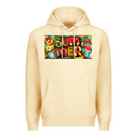 Pina Colada summer with fruits license plate Premium Hoodie - BarkalooDesign