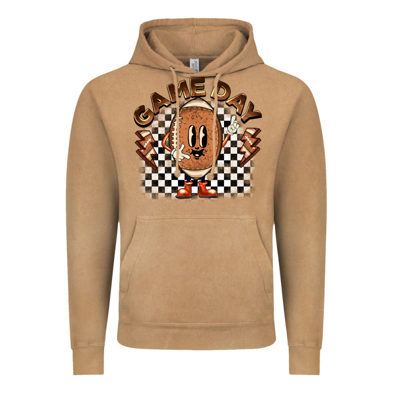 Game Day Football Vintage Hoodie by BarkalooDesign | Teevron
