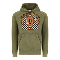 Vintage Olive game day football Vintage Hoodie - BarkalooDesign