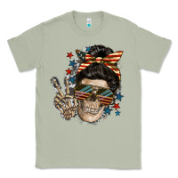 Matcha American Mother skull Classic Tee - FaDigitalArtStudio