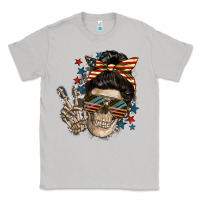 Moon Dust American Mother skull Classic Tee - FaDigitalArtStudio