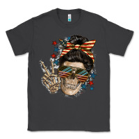 Smoke American Mother skull Classic Tee - FaDigitalArtStudio