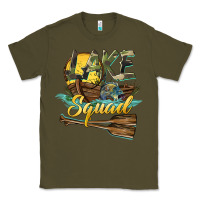 Army Green lake squad Classic Tee - BarkalooDesign