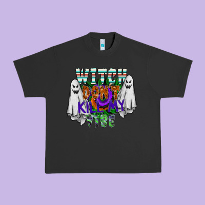 Witch Dont Kill My Vibe Urban Heavy Tee Designed By Sublimationcraftshop