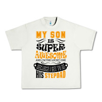 Pistachio My Son Is Super Awesome His Stepdad Urban Heavy Tee - artisFamous