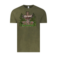 Vintage Olive the real gift is jesus Vintage Tee - CowhideDigitalArt