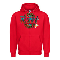 Red turquoise gemstone and taquila Zipper Hoodie - RanaPortraitStore