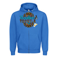 True Royal turquoise gemstone and taquila Zipper Hoodie - RanaPortraitStore