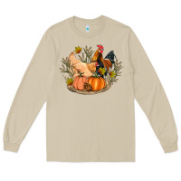 Mushroom fall coop animals pumpkin Long Sleeve Tee - Artiststas