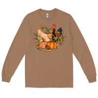 Toasted Coconut fall coop animals pumpkin Long Sleeve Tee - Artiststas