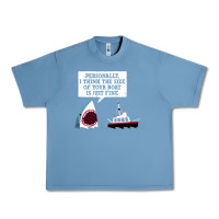 Pebble Blue polite jaws Urban Heavy Tee - artisFamous