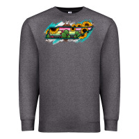 Charcoal Heather Tennessee Map Sunflower Cactus Serape Premium Sweatshirt - RanaPortraitStore