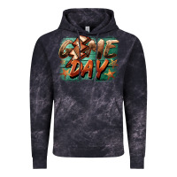 Cloud Black game day  lightning football Vintage Hoodie - BarkalooDesign