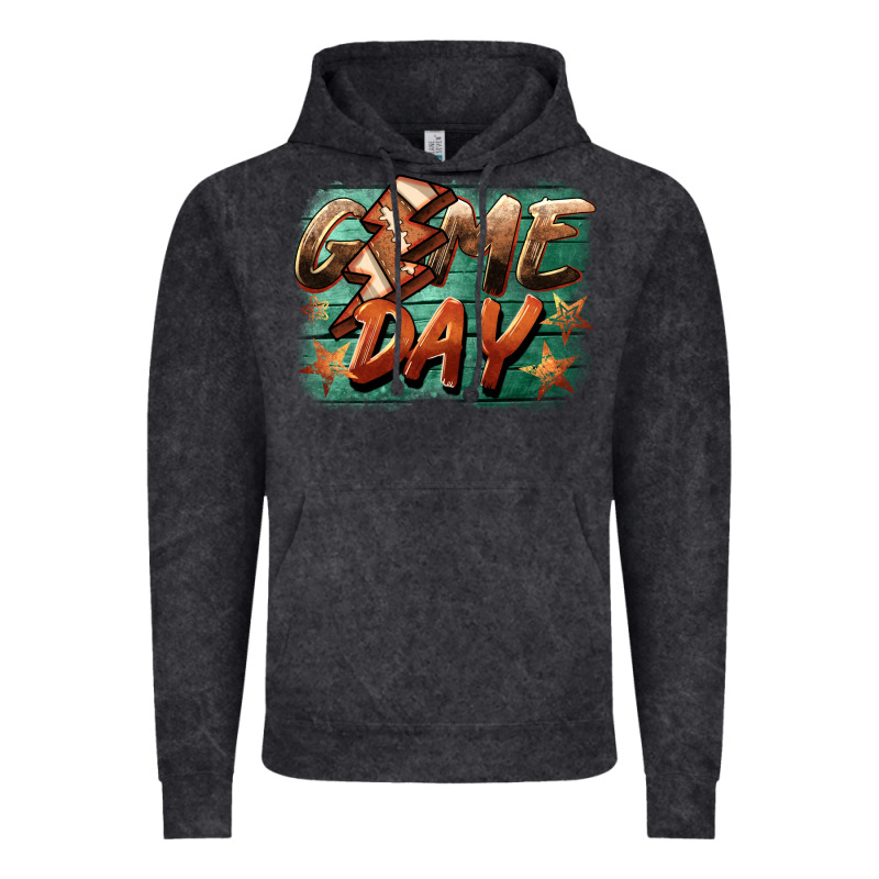 Game Day  Lightning Football Vintage Hoodie by BarkalooDesign | Teevron