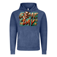 Vintage Denim game day  lightning football Vintage Hoodie - BarkalooDesign
