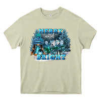 Mossy merry and bright Heavy Core Tee - FaDigitalArtStudio