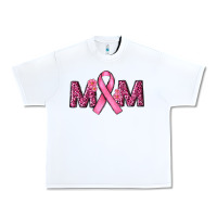 White cancer ribbon mom Urban Heavy Tee - RanaPortraitStore