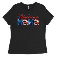 Black American Mama Mother's Day Ladies Tee - LillyAllenDesigns