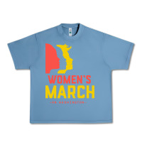 Pebble Blue women march on washington Urban Heavy Tee - artisFamous