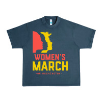 Midnight Navy women march on washington Urban Heavy Tee - artisFamous