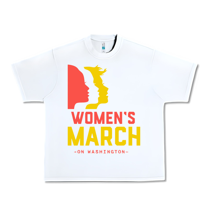 Women March On Washington Urban Heavy Tee by artisFamous | Teevron
