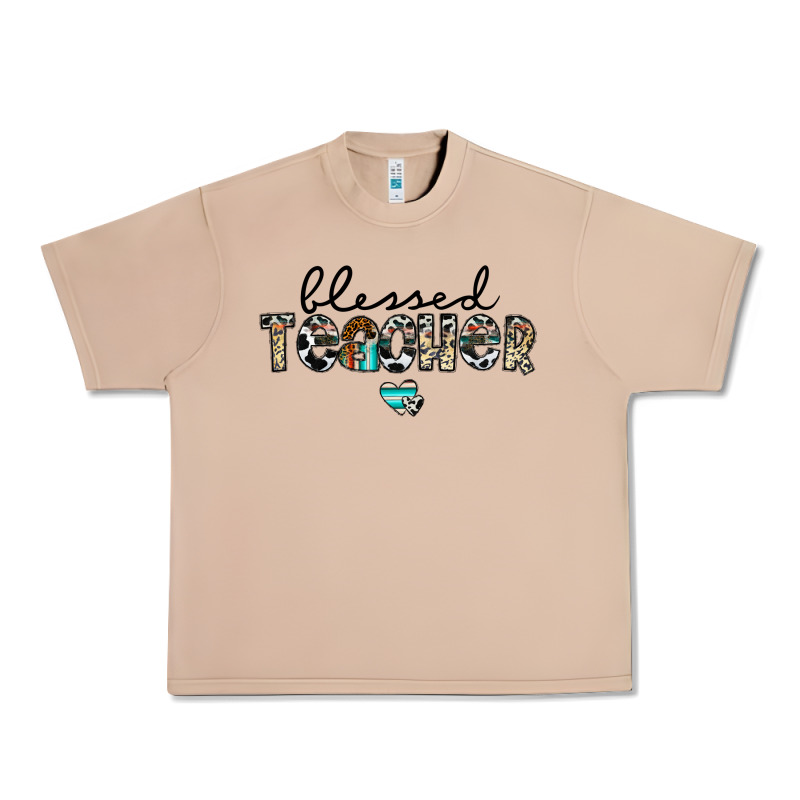 Blessed Teacher Urban Heavy Tee by CowhideDigitalArt | Teevron