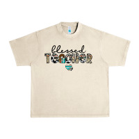 Sandshell blessed teacher Urban Heavy Tee - CowhideDigitalArt