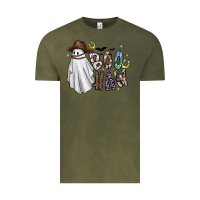 Vintage Olive Boo Haw Vintage Tee - CowhideDigitalArt