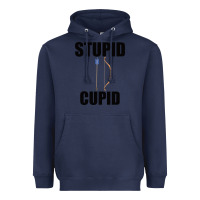 Navy Stupid Cupid Heavyweight Hoodie - Bettercallsaul