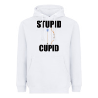 White Stupid Cupid Heavyweight Hoodie - Bettercallsaul