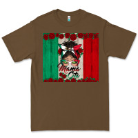 Cacao mexican messy bun mamacita Premium Tee - BundleAndBundleShop