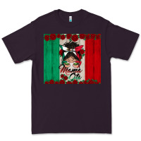 Plum mexican messy bun mamacita Premium Tee - BundleAndBundleShop