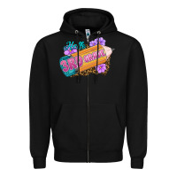 Black hello 3rd grade Zipper Hoodie - RanaPortraitStore