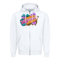 White hello 3rd grade Zipper Hoodie - RanaPortraitStore