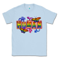 Dusty Blue Human pride Classic Tee - FaDigitalArtStudio