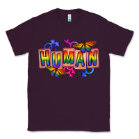 Plum Human pride Classic Tee - FaDigitalArtStudio