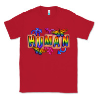Red Human pride Classic Tee - FaDigitalArtStudio