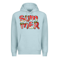 Blue Mist summer watermelon and strawberry Premium Hoodie - BarkalooDesign