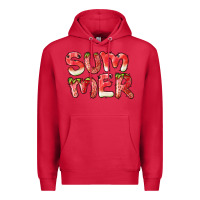 Cardinal summer watermelon and strawberry Premium Hoodie - BarkalooDesign