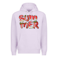 Lilac summer watermelon and strawberry Premium Hoodie - BarkalooDesign
