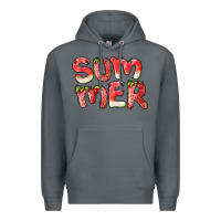 Rock summer watermelon and strawberry Premium Hoodie - BarkalooDesign