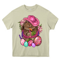 Mossy Cowboy Rabbit Easter Heavy Core Tee - BundleAndBundleShop