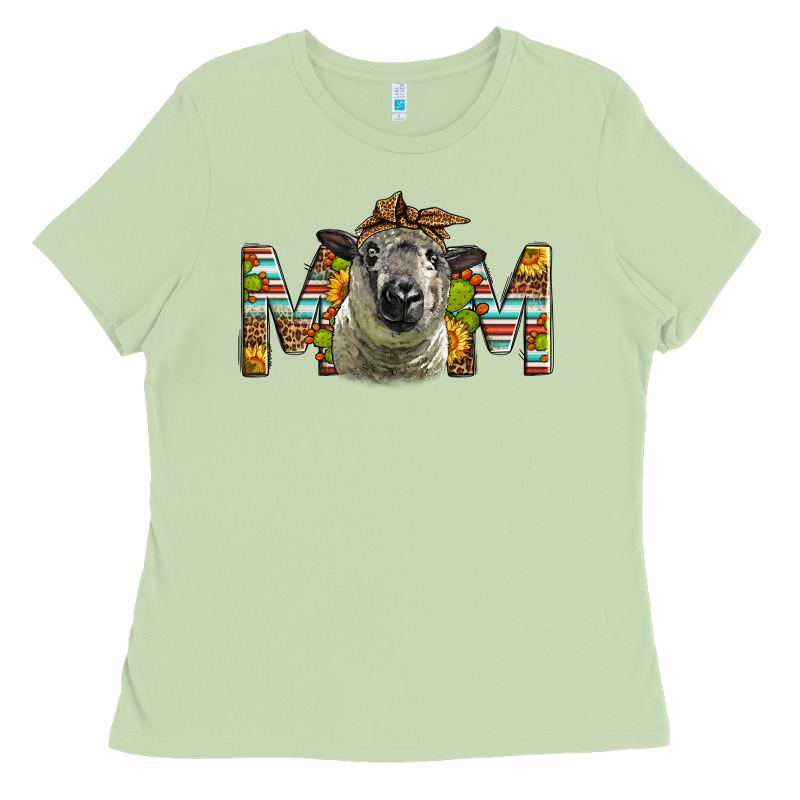 Hampshire Sheep Mom Mother's Day Ladies Tee by LillyAllenDesigns | Teevron