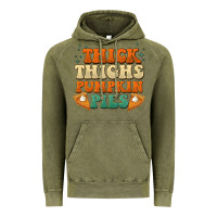 Vintage Olive thick thighs pumpkin pies Vintage Hoodie - BarkalooDesign