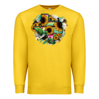 Lemon Texas Map Sunflower Cactus Serape Premium Sweatshirt - RanaPortraitStore