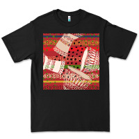 Black african drum colorful seamless pattern Premium Tee - BundleAndBundleShop