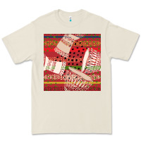 Bone african drum colorful seamless pattern Premium Tee - BundleAndBundleShop