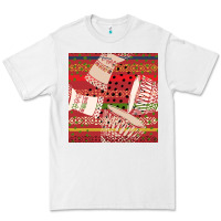 White african drum colorful seamless pattern Premium Tee - BundleAndBundleShop