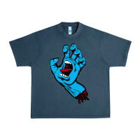 Midnight Navy santacruz screaming hand Urban Heavy Tee - artisFamous