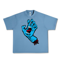 Pebble Blue santacruz screaming hand Urban Heavy Tee - artisFamous